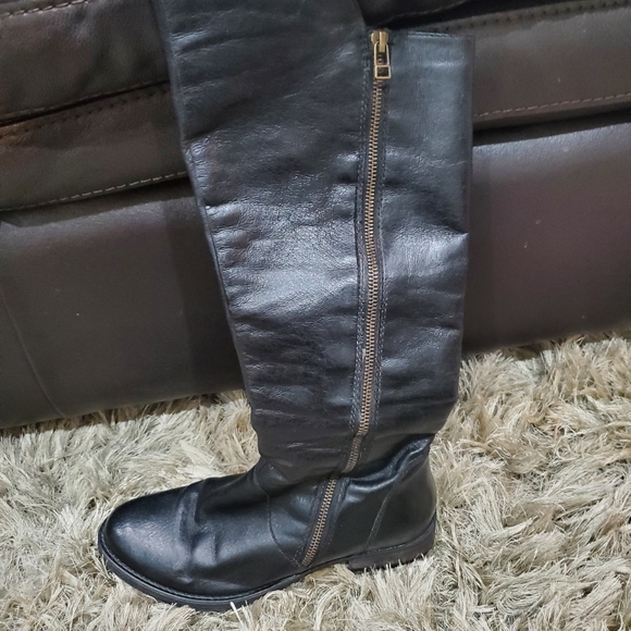 Steve Madden leather zip up boots - Picture 5 of 7